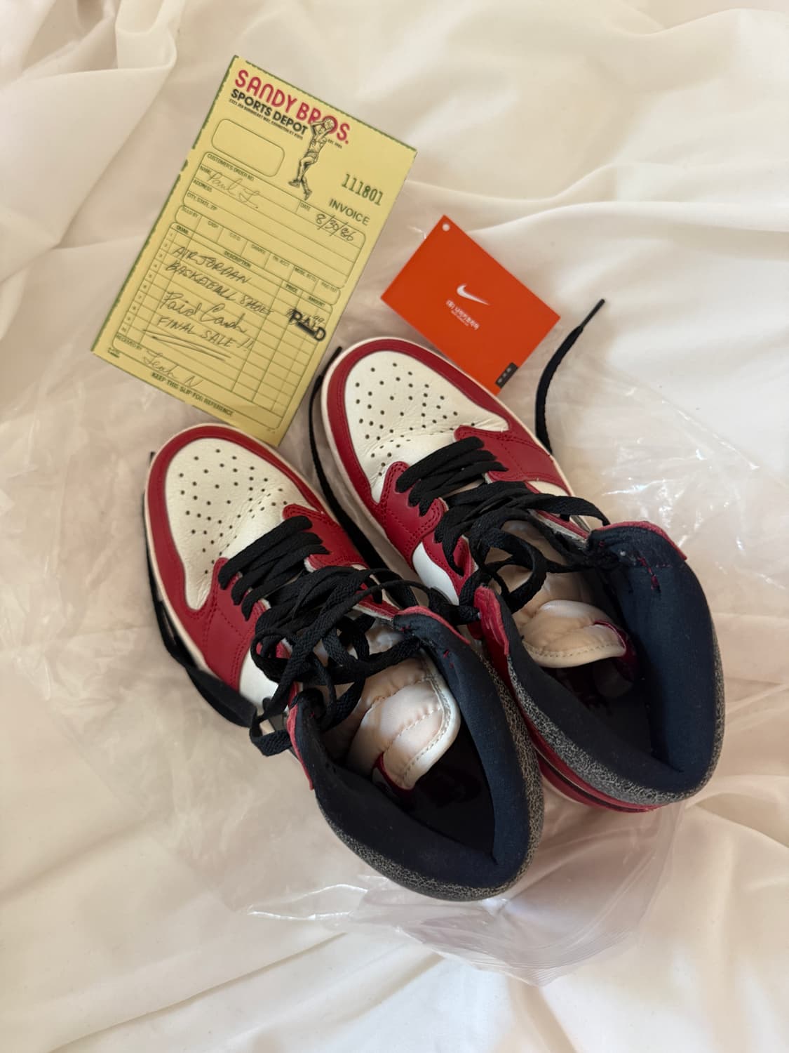 나이키 에어 조던 1 시카고 레드/화이트 상품이미지2