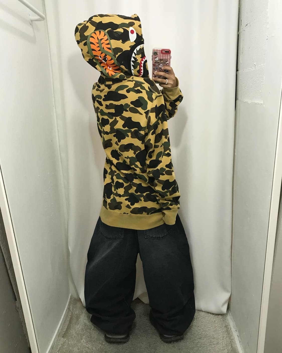 Bape Camouflage Shark Hood Zip-Up 상품이미지4