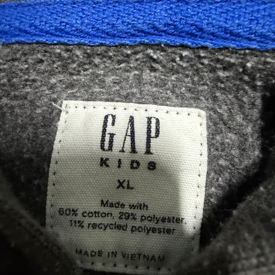 갭 그레이 후드집업 xl 상품이미지3