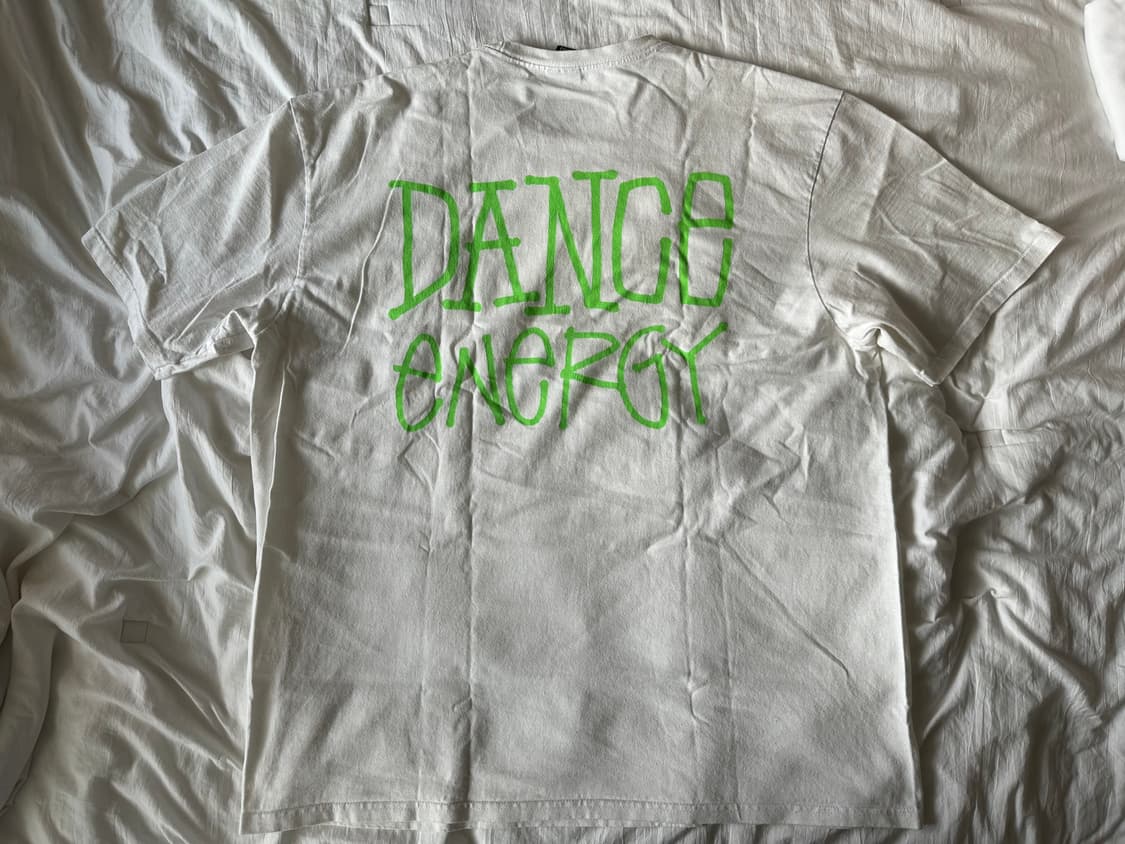 Stussy dance energy t-shirt White XL 상품이미지2