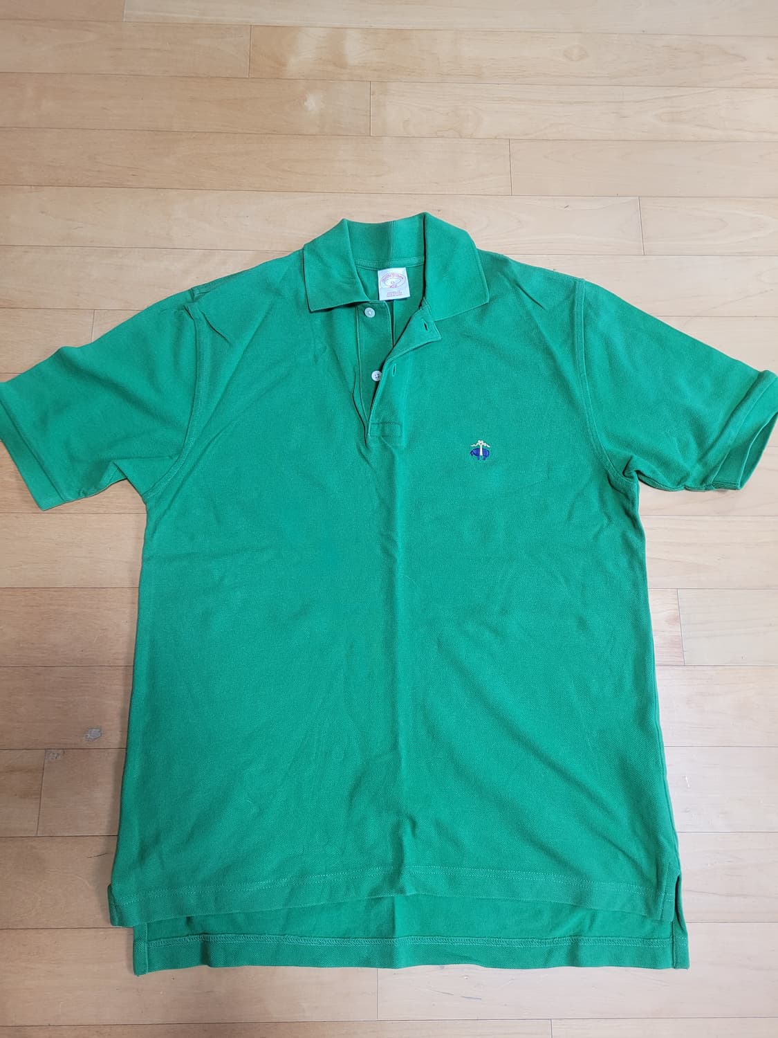 정품 브룩스브라더스 그린 반팔 폴로티 상품이미지1