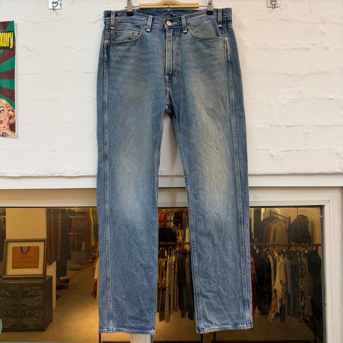 Levis Red 505 레귤러 스트레이트 데님 진 34x32 상품이미지1
