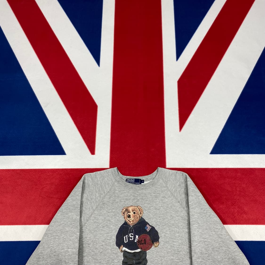 폴로 베어 맨투맨 S 실측M-L  상품이미지2