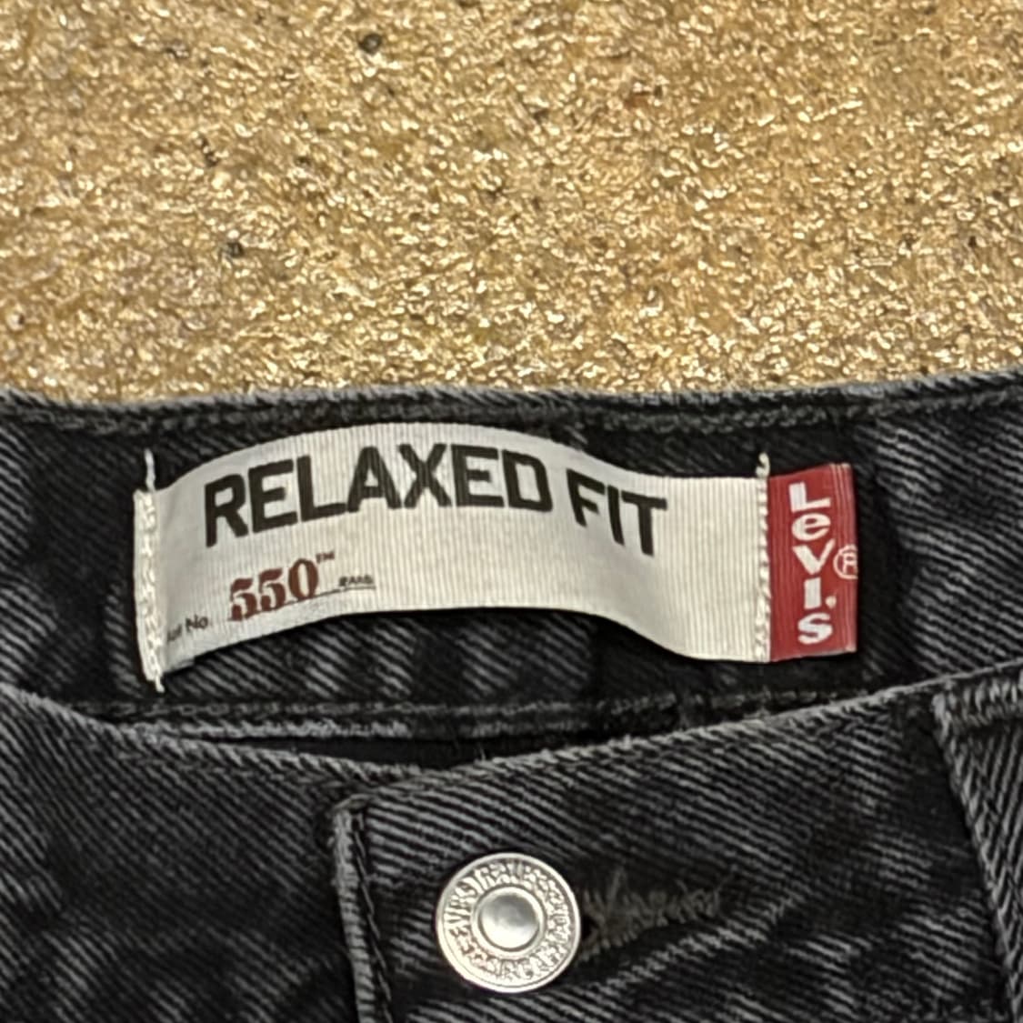 00s 미국 빈티지 리바이스 550 블랙진 찢청 청바지 상품이미지6