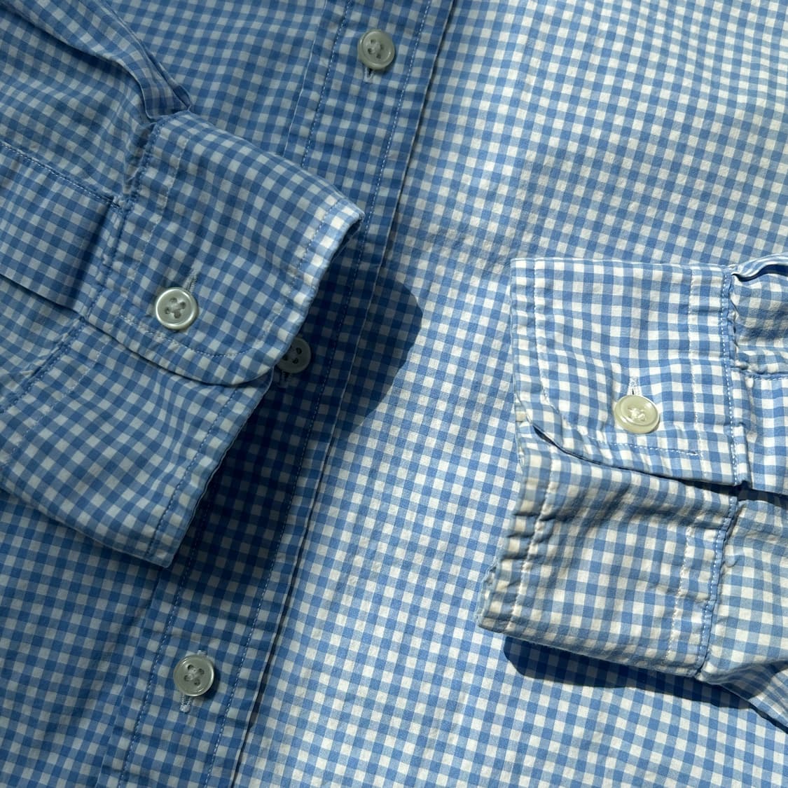 폴로 랄프로렌 슬림핏 체크 패턴 셔츠 상품이미지5