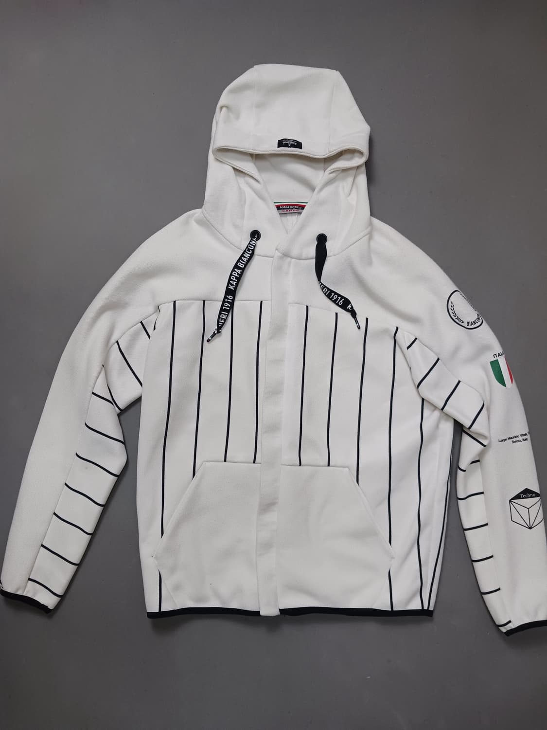 [L] 카파 로고 프린팅 기모 집업 후드 자켓 상품이미지1