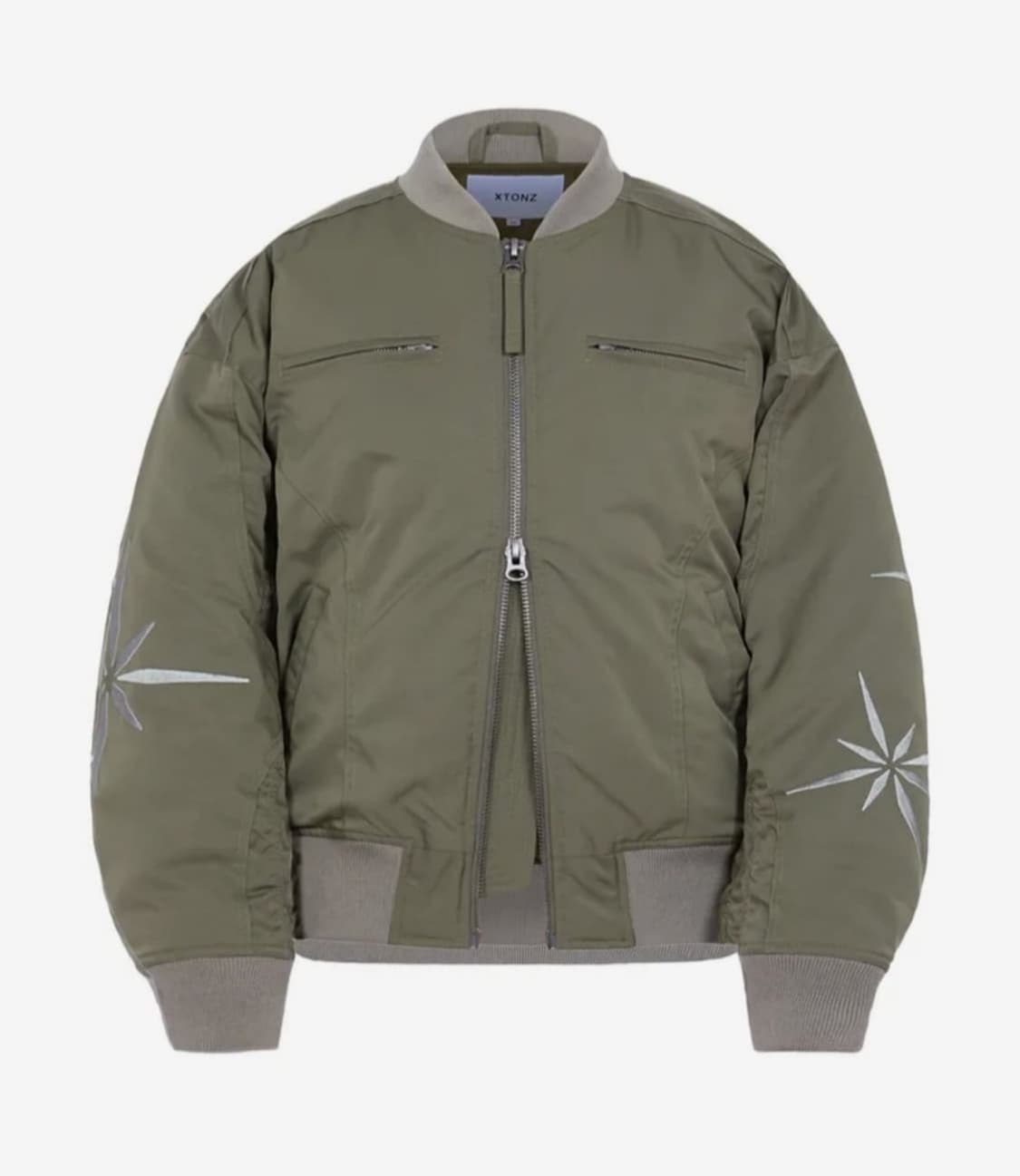 XJ107 인시전 셔링 MA-1 자켓 (KHAKI) M사이즈 상품이미지1