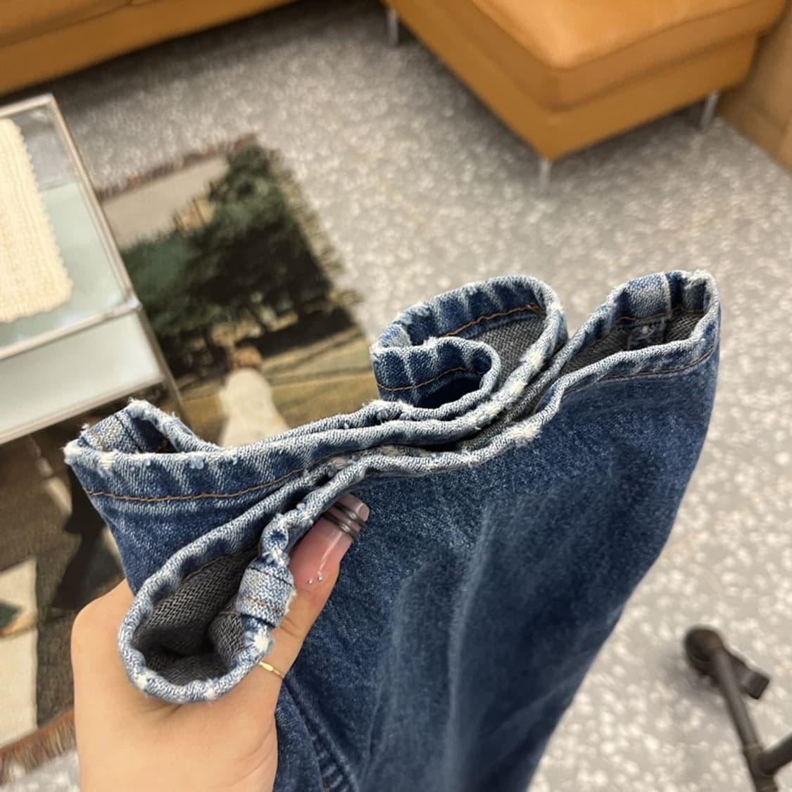 랭글러 웨스턴 캐주얼 빈티지 빅사이즈 데님팬츠 40인치 C12356 상품이미지8