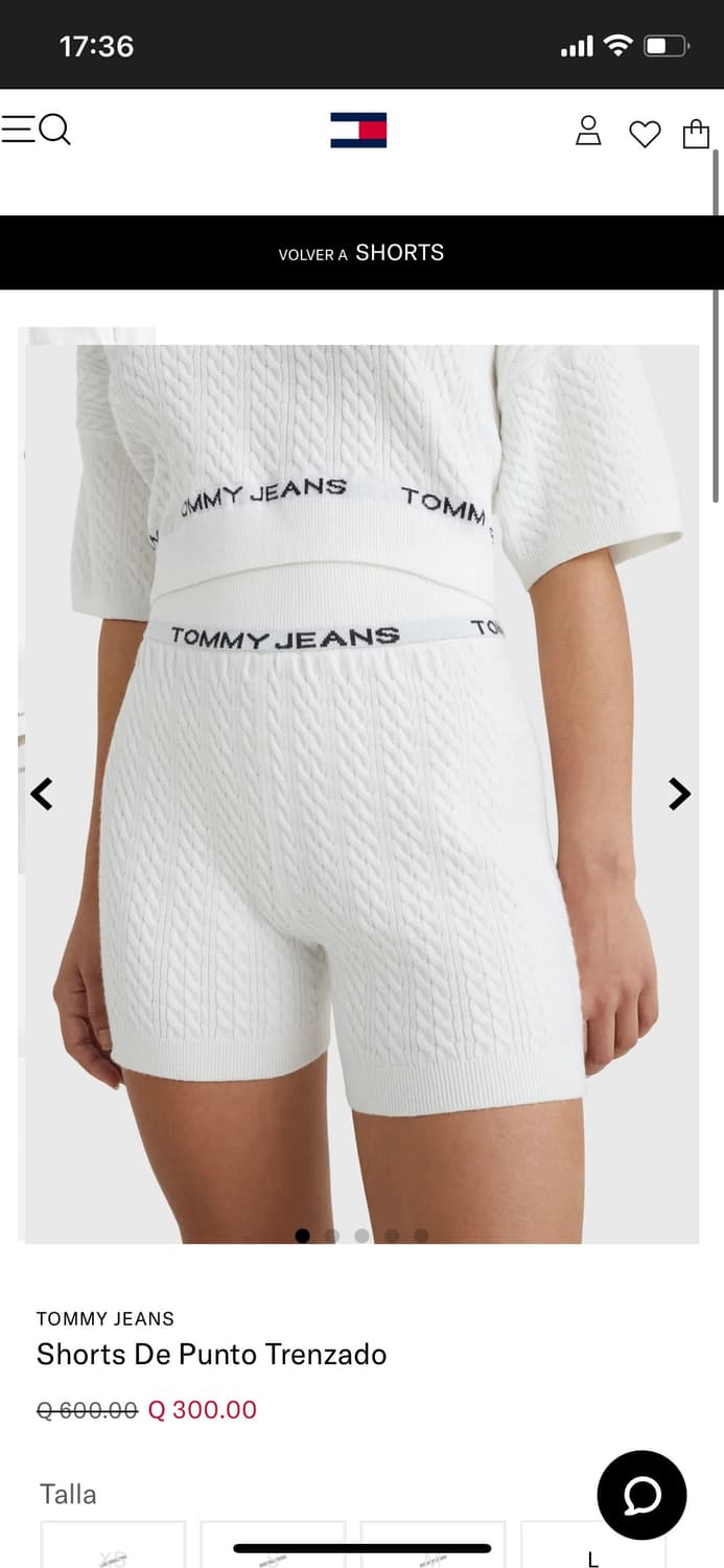 타미진스 니트 쇼츠 상품이미지1