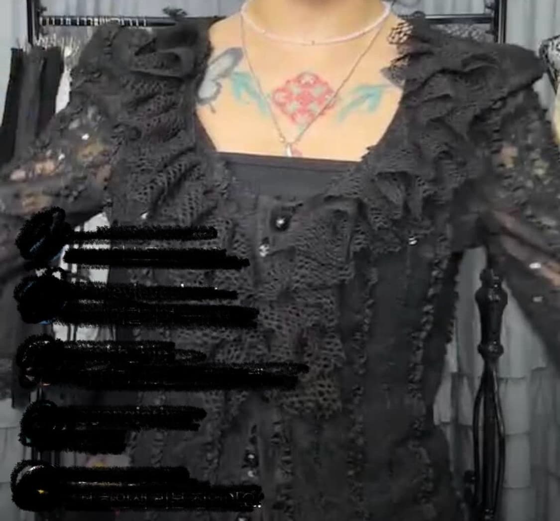 에고이스트 오네갸루 로맨틱고딕 가디건탑 상품이미지2