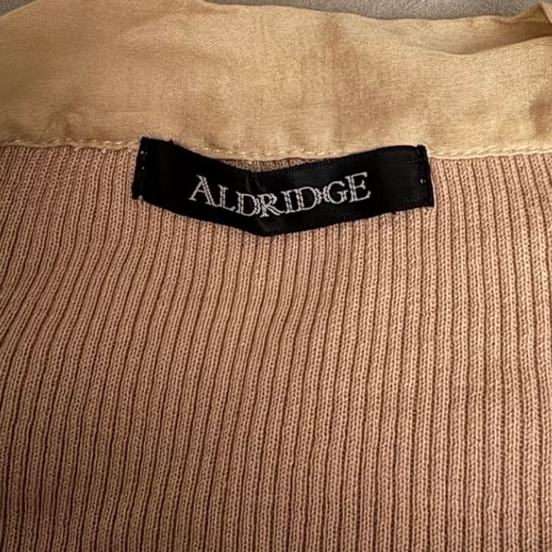 JPN Vintage 베이지 오네갸루 타이 니트 상품이미지3