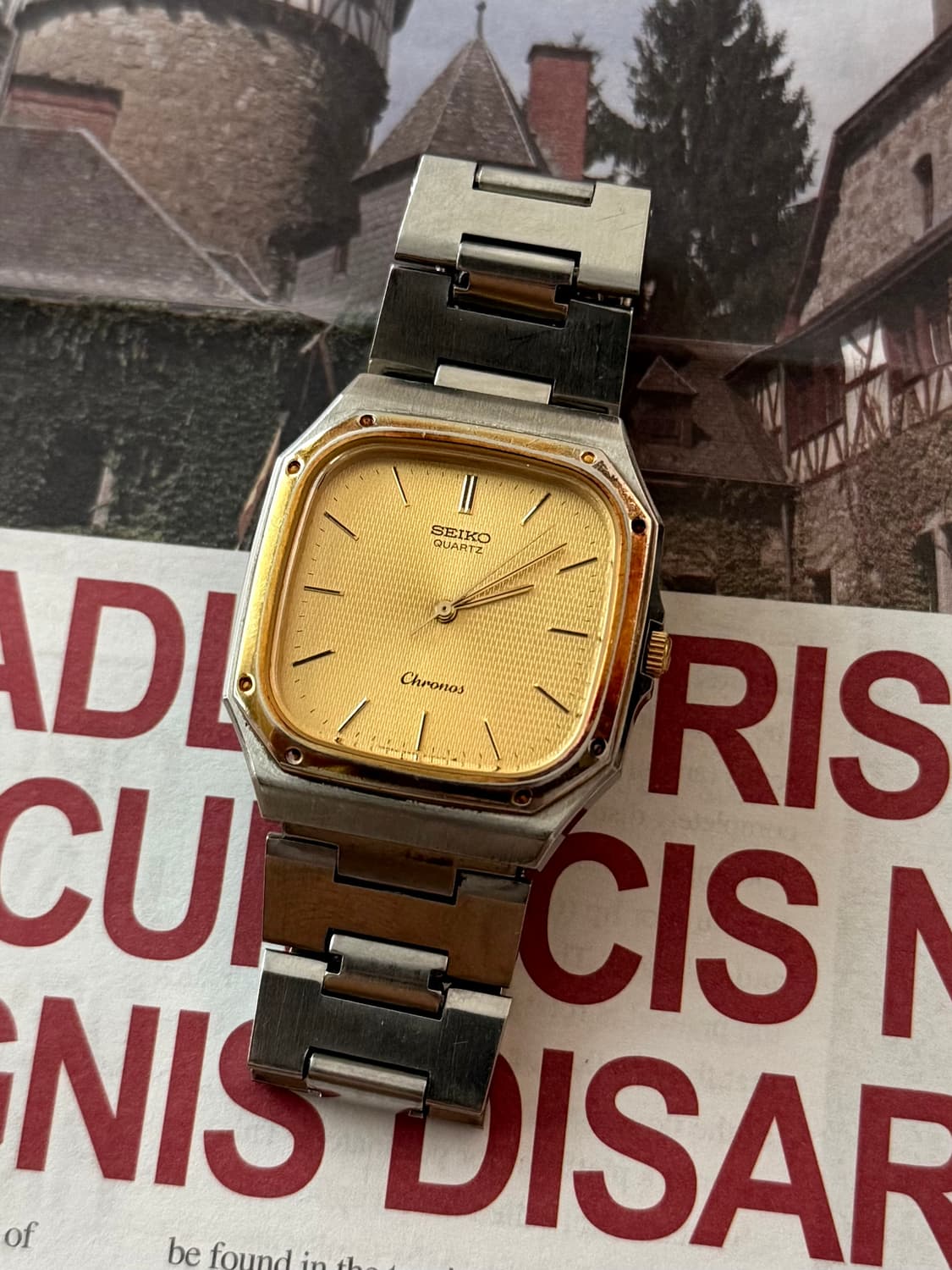 세이코 Seiko Chronos 쿼츠 콤비 상품이미지2