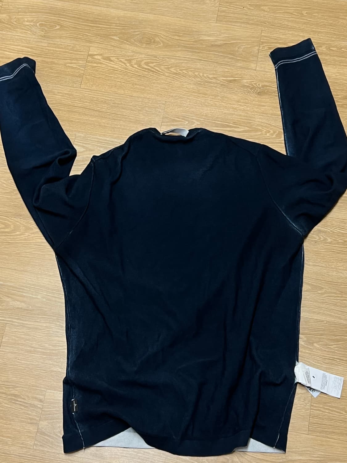 스톤아일랜드 빈티지 워싱 그레이/네이비 니트 xl 상품이미지7