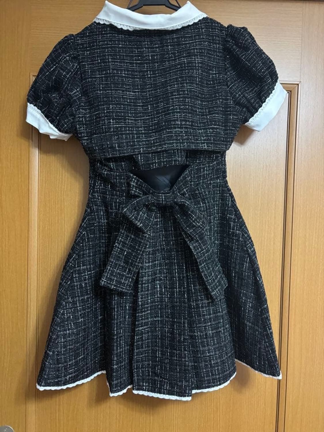 미셸마카롱 허니뮤 트위드 원피스 백리본 스나계 양산형 지뢰계 일브 상품이미지6