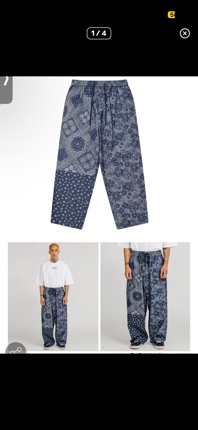 아조바이아조 페이즐리 바지 상품이미지1