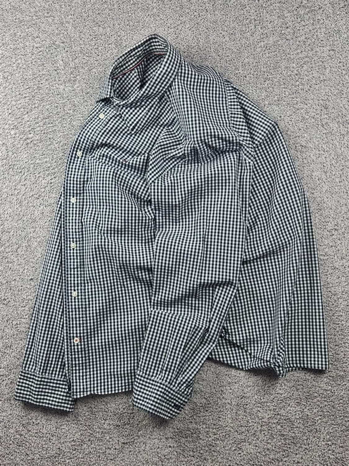 타미힐피거 깅엄 체크 패턴 베이직 셔츠 ( XL ) / 11080 상품이미지3