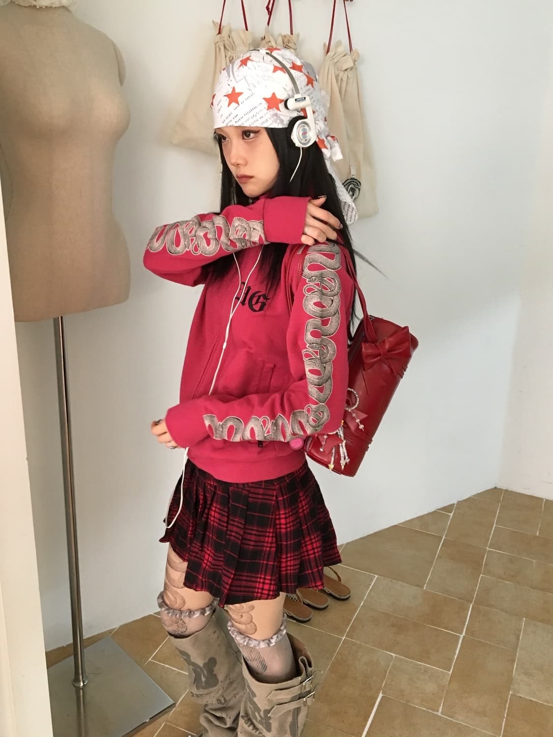 히스테릭글래머 스네이크 자켓 상품이미지2