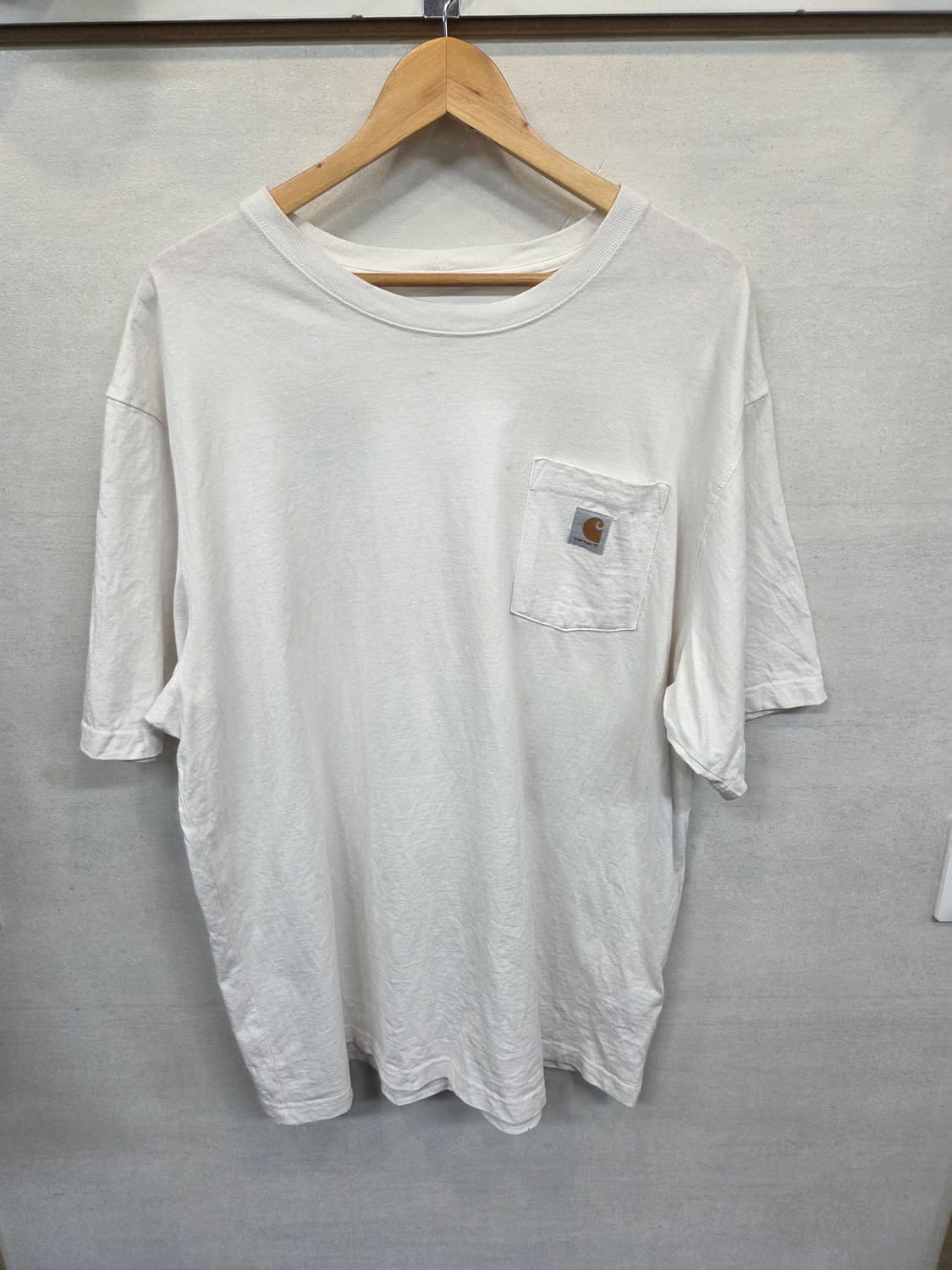 칼하트 포켓 반팔 화이트 xl 루즈핏  상품이미지1