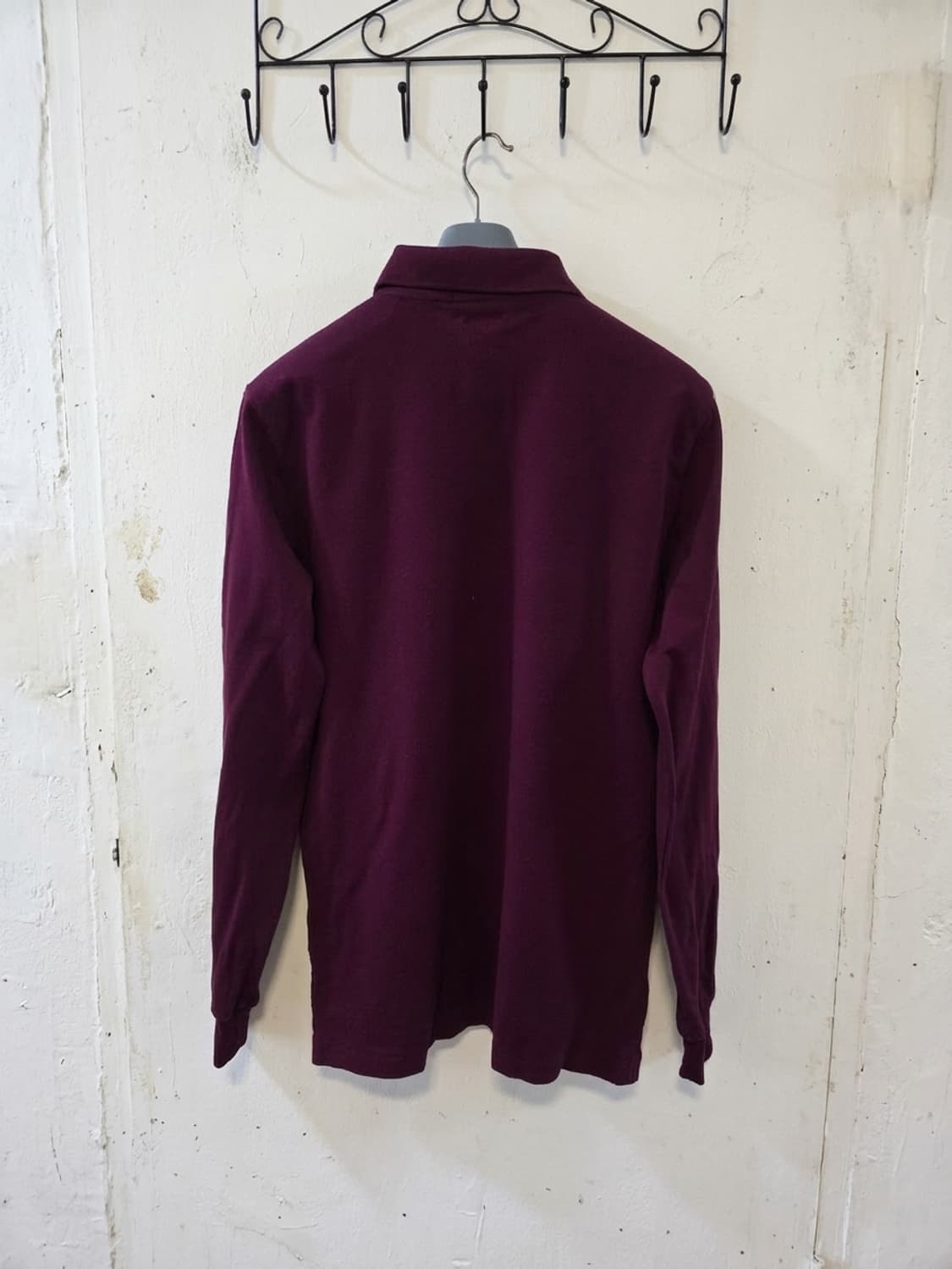 폴로 랄프로렌 긴팔 카라티 버건디 S 상품이미지2