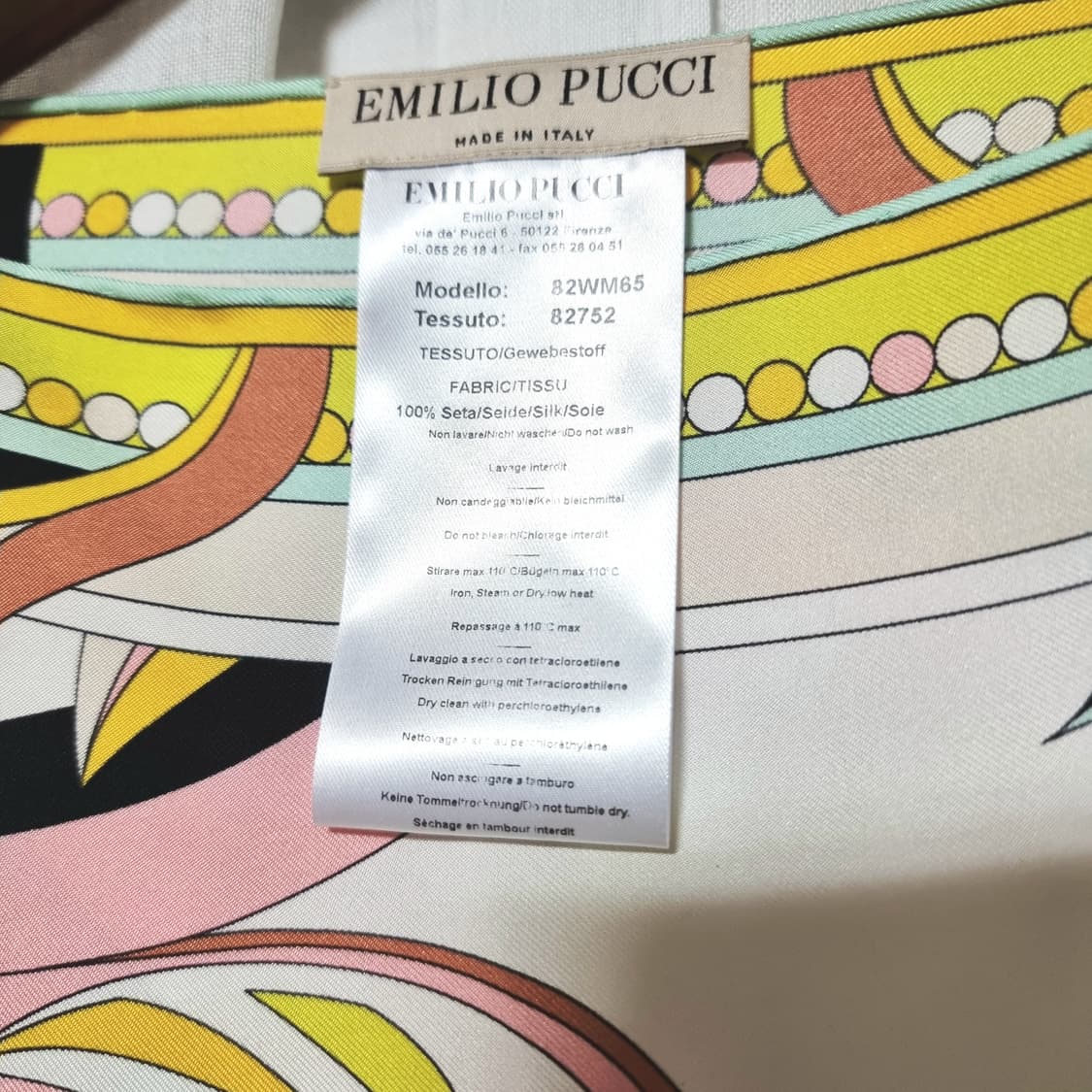 에밀리오푸치 실크100% 블라우스 (프리사이즈) 택달린 새상품 상품이미지5