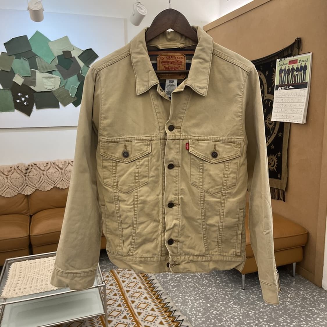 리바이스 컨트리 레트로 빈티지 오트밀 데님자켓 M C10834 상품이미지3