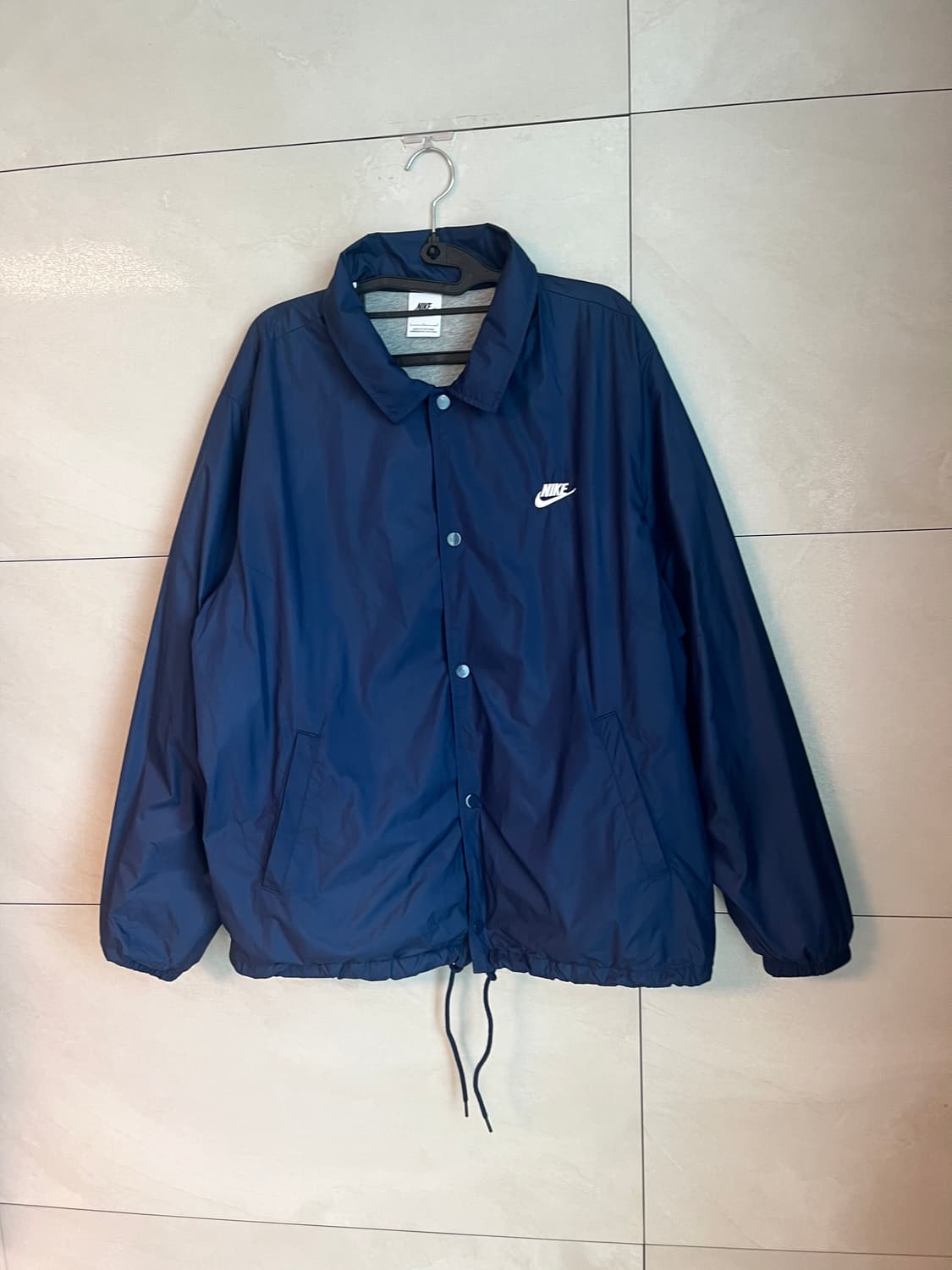 나이키 클럽 우븐 바람막이 자켓 네이비 [L/100] 상품이미지4