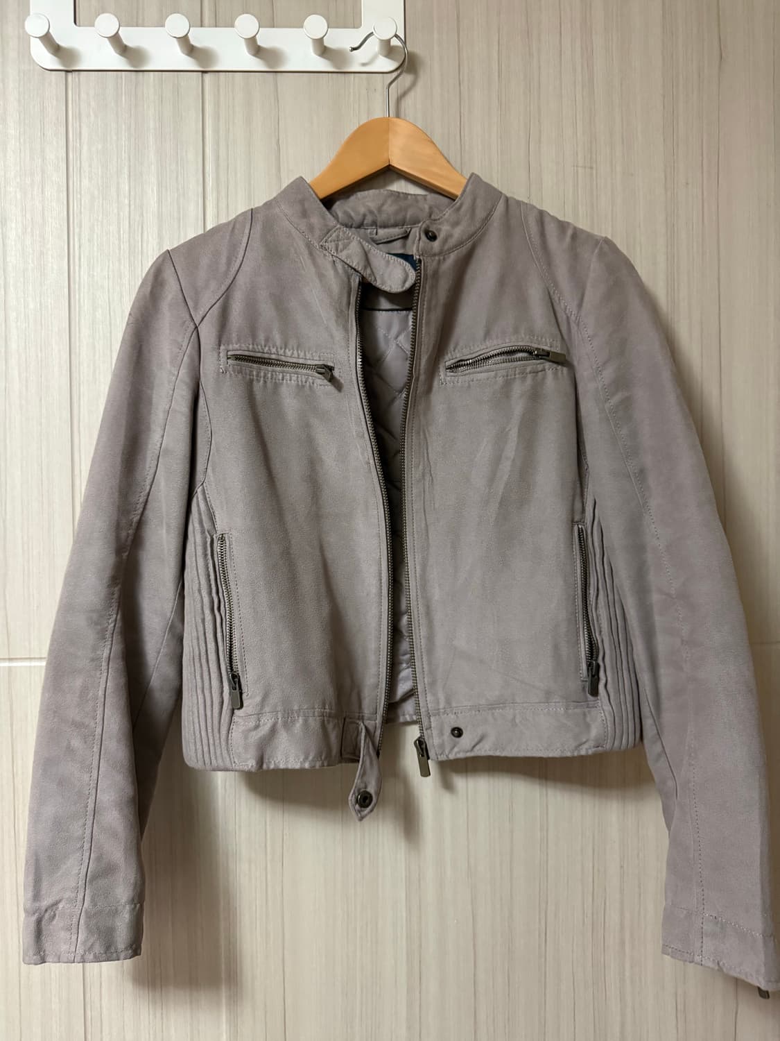 자라 베이직 스웨이드 라이더 자켓 상품이미지1