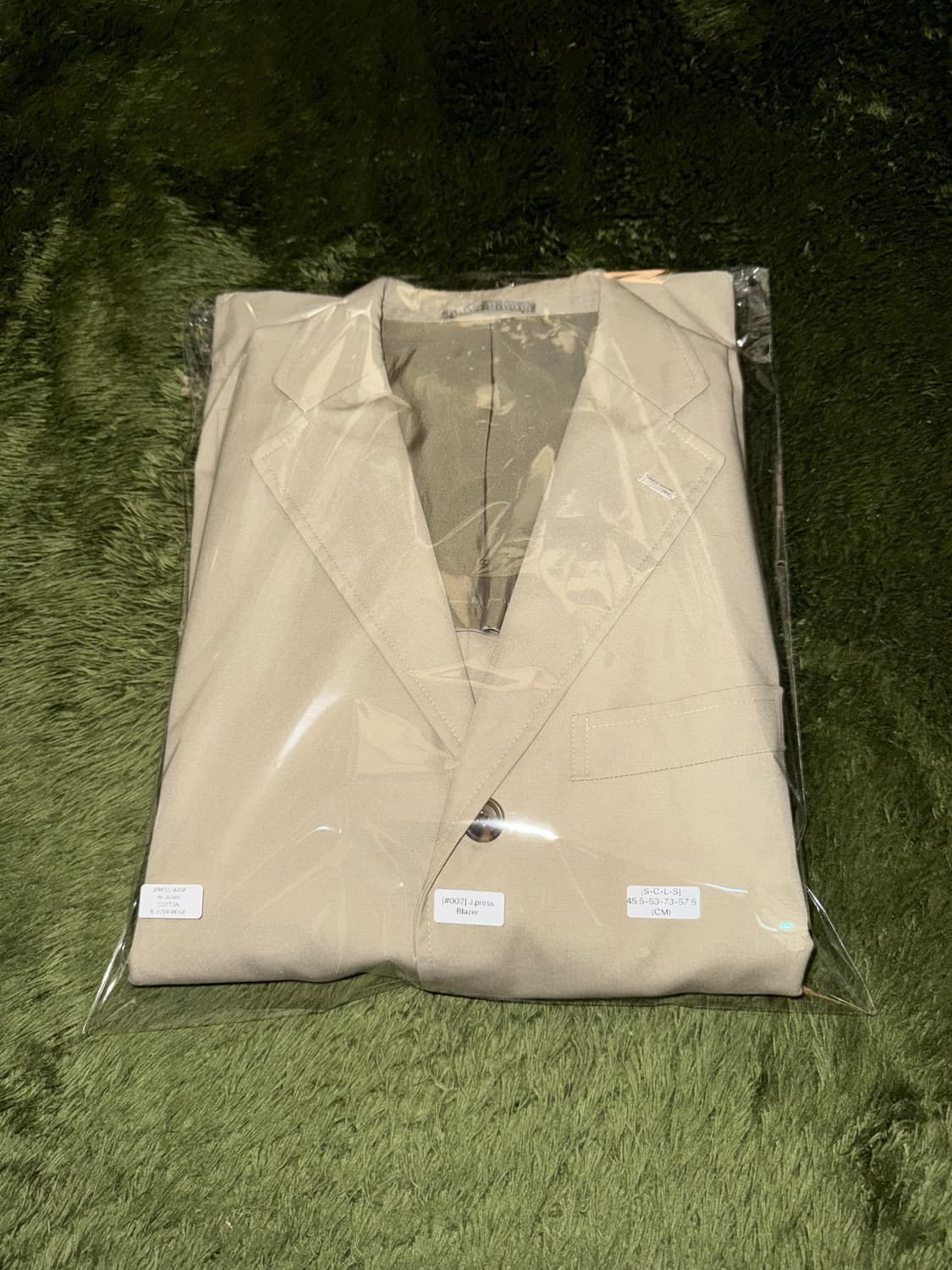 JPRESS 제이프레스 Made in Japan 샵 오더 코튼 블레이저 상품이미지10