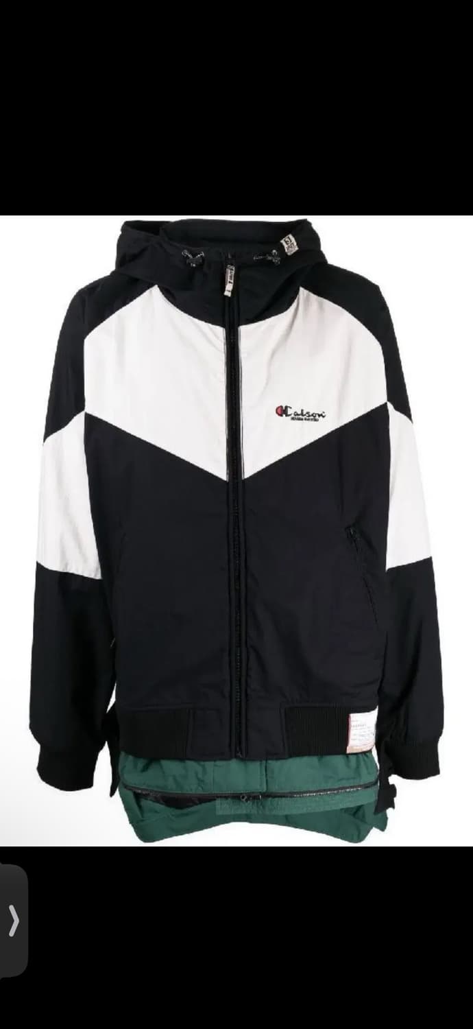 미하라야스히로 챔피언 컬러블럭 레이어 패널 후드자켓 50 상품이미지5