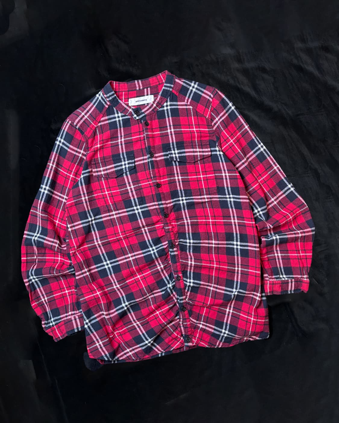 일본빈티지 SUPER HAKKA 체크 셔츠 상품이미지1