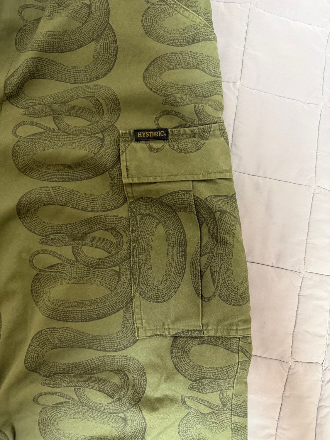 히스테릭글래머 스네이크 카고 팬츠 상품이미지5