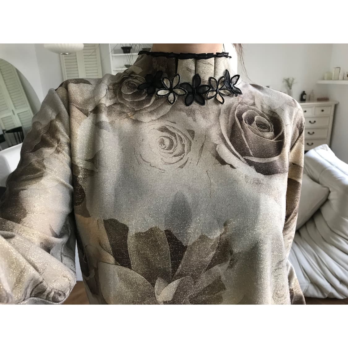 vintage pattern top 상품이미지5