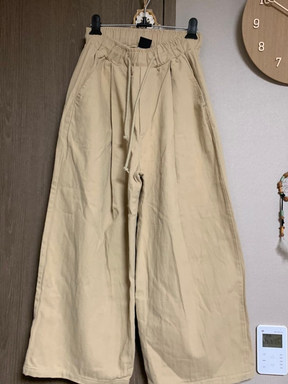 어커버 코튼 핀턱 밴딩 팬츠 상품이미지1