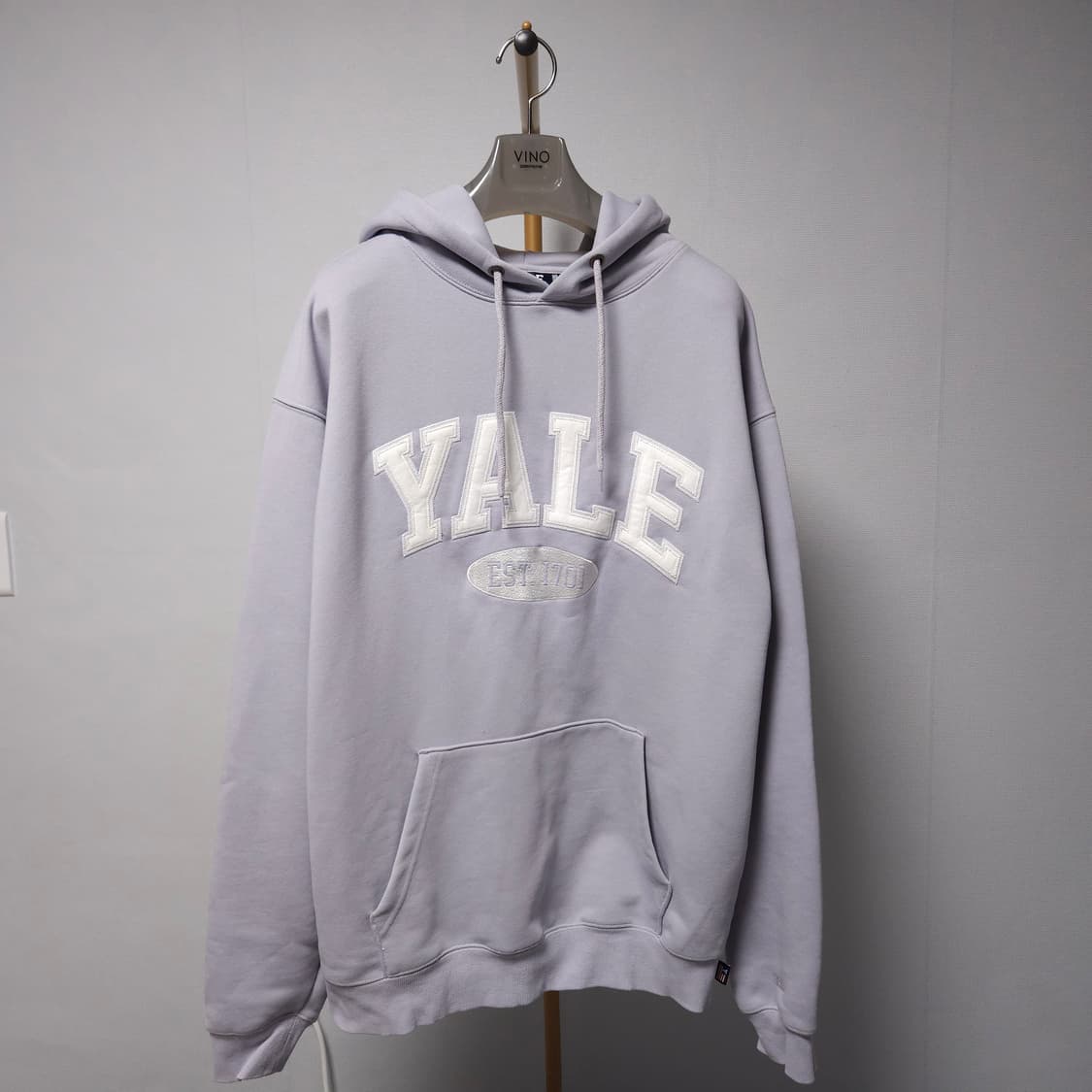 XL ) 예일 YALE 로고 후드티 퍼플 상품이미지1