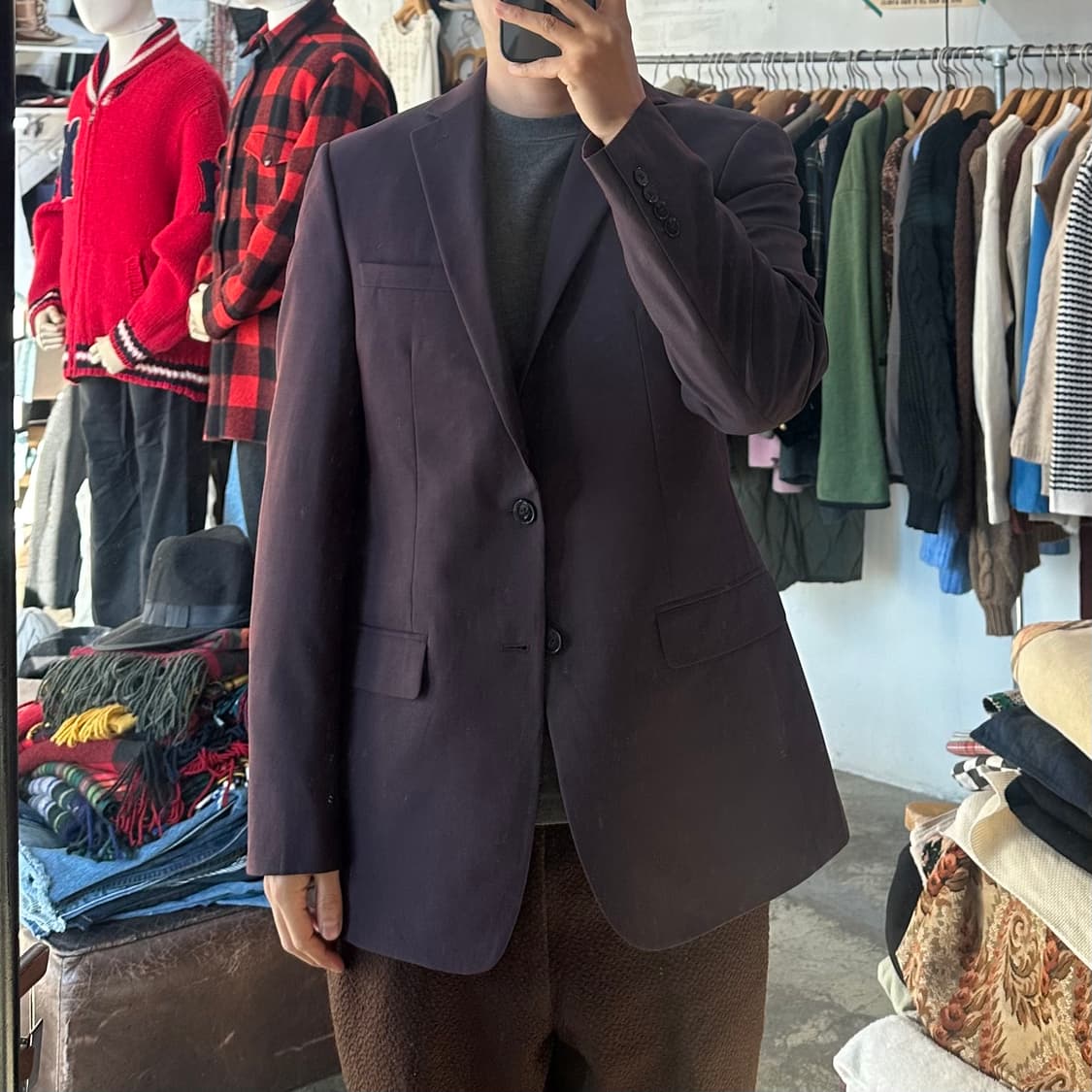 (착용컷) Calvin Klein 블레이져 (남성용 100) 상품이미지3