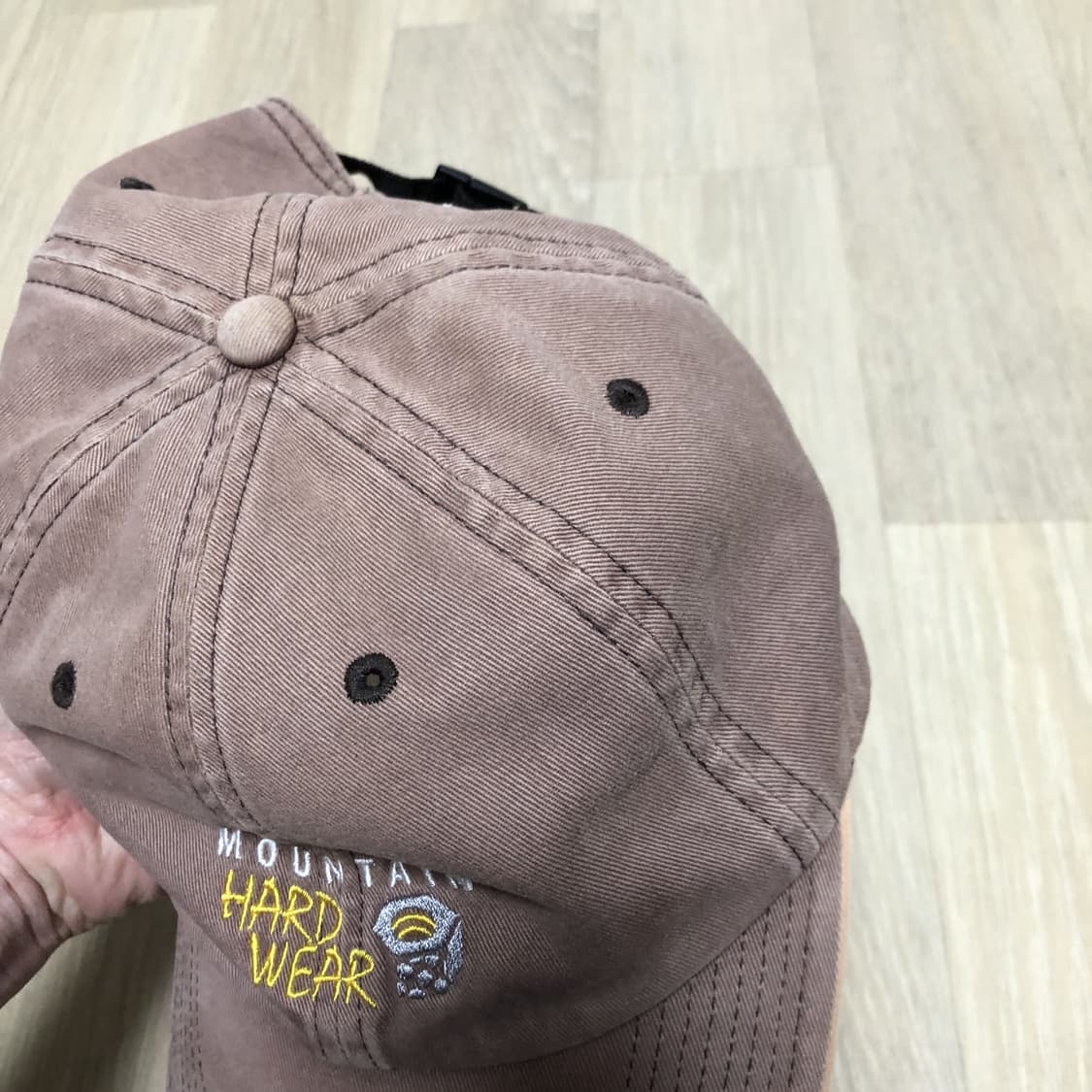 (OS) 마운틴 하드웨어 6패널 워시드 브라운 브릭 볼캡 상품이미지8