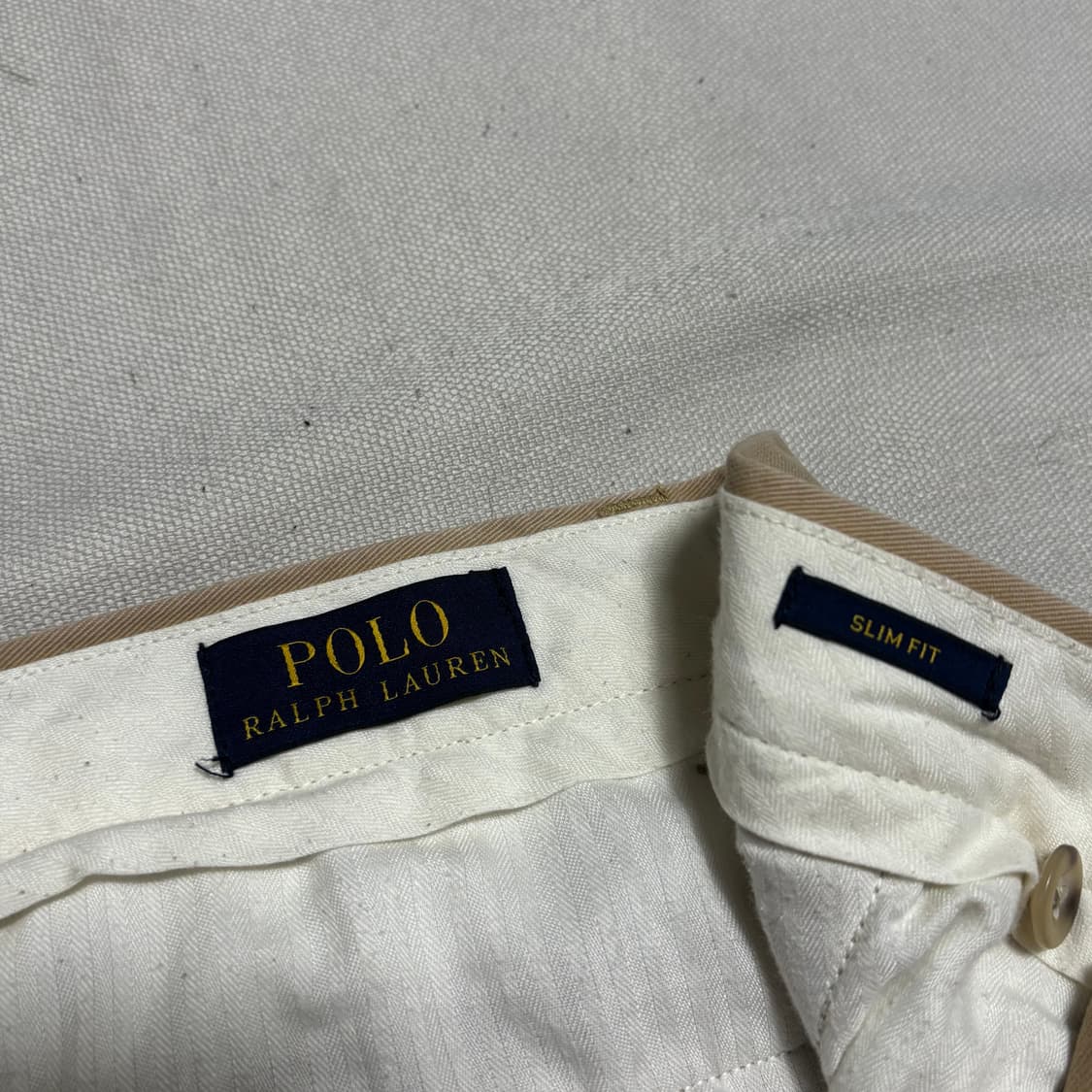 32/30 폴로랄프로렌 쉴드 자수 베이지 치노 팬츠  상품이미지4