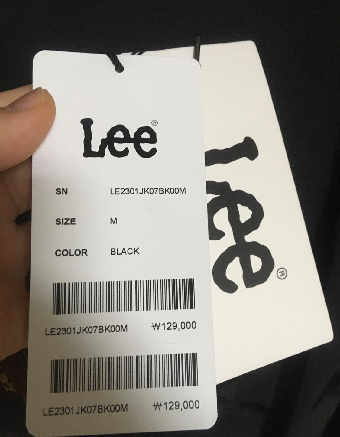 Lee 나일론 코치 자켓 블랙 판매합니다 상품이미지4