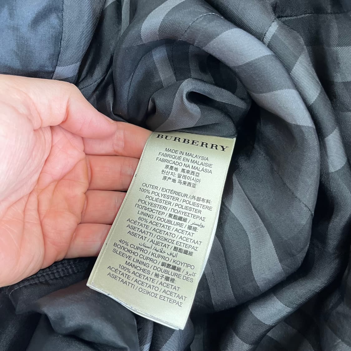 버버리 폭스퍼 아비데일 덕다운 패딩점퍼 XS 상품이미지6