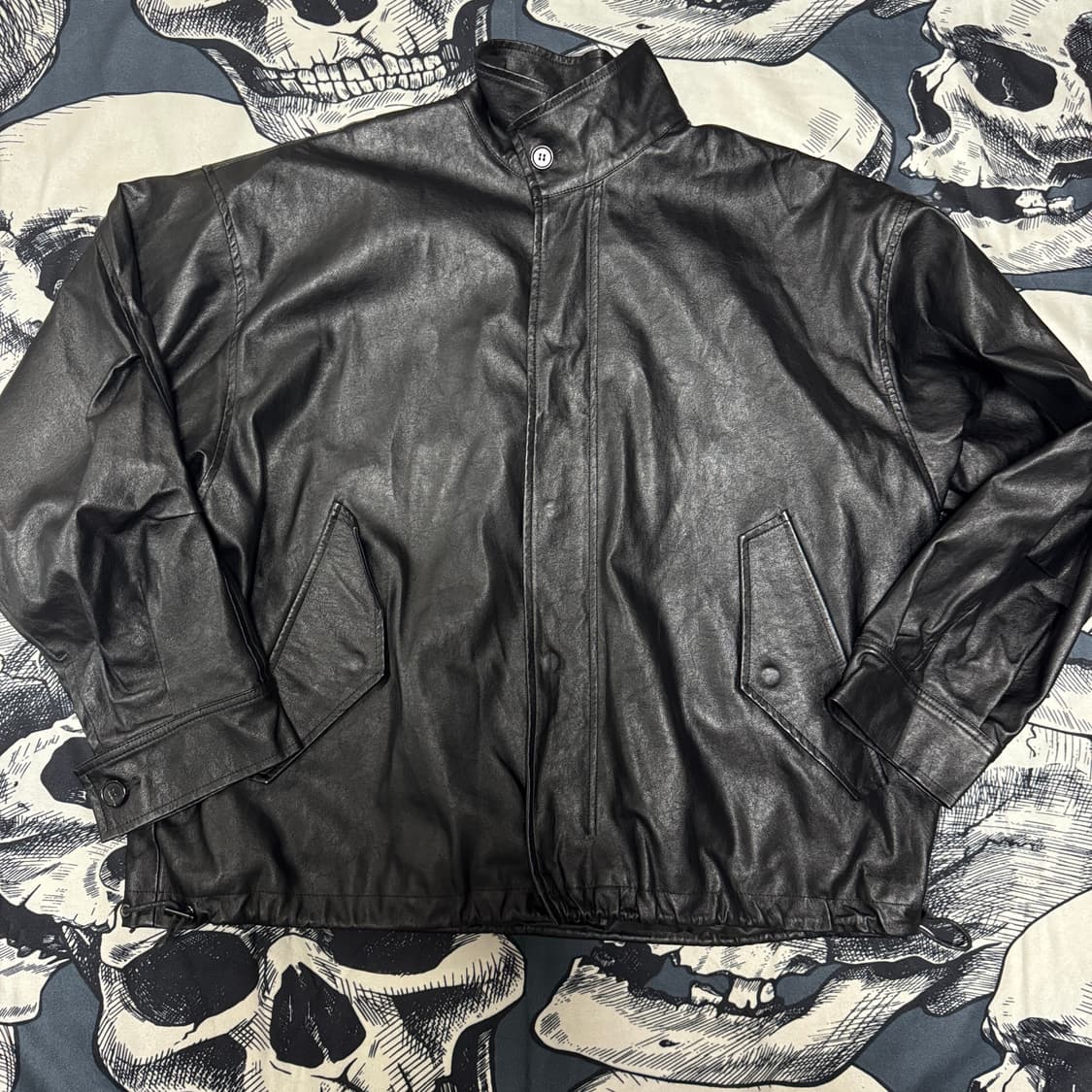 파르티멘토 비건 와이드핏 가죽자켓 L사이즈 상품이미지1