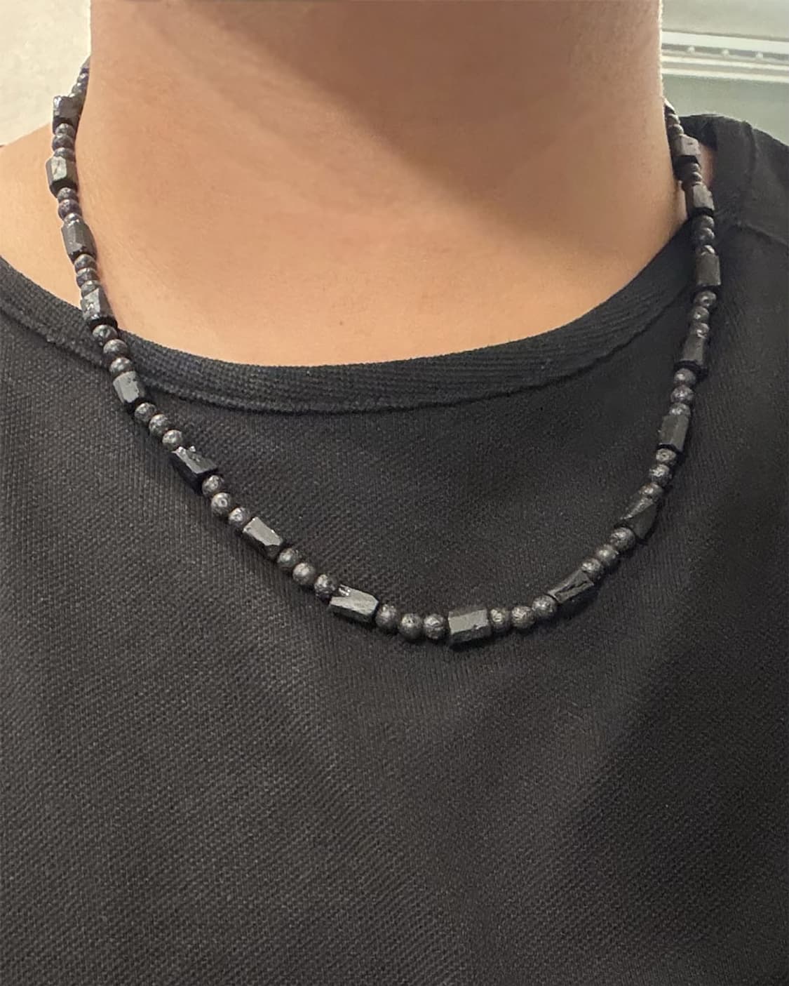 볼드 원석 목걸이 상품이미지3