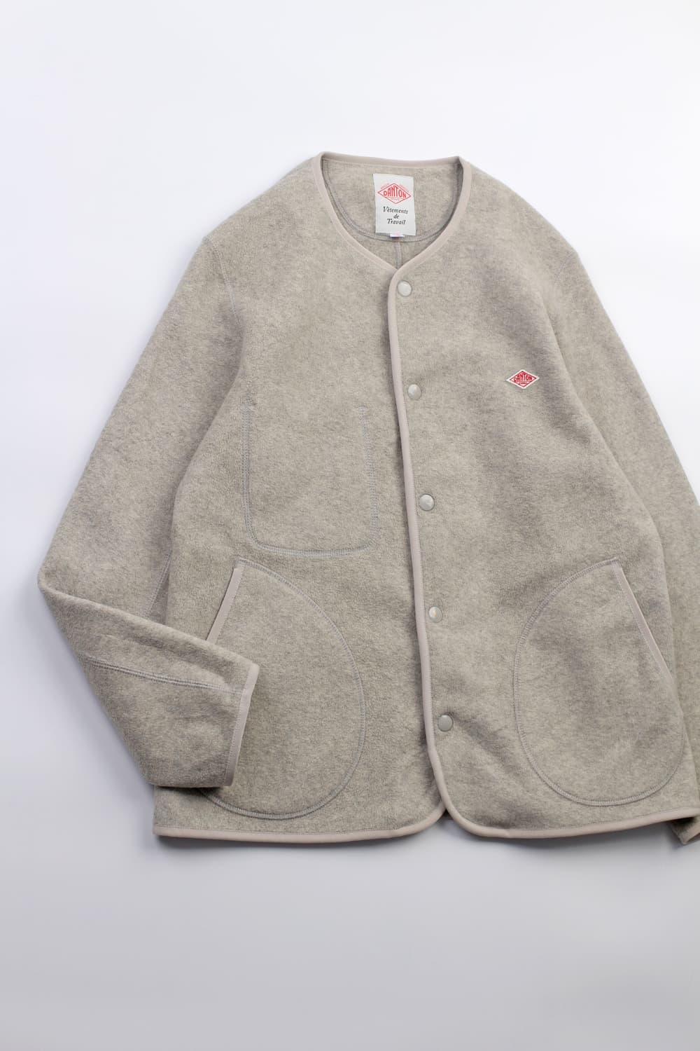 DANTON Fleece Collarless Jacket  상품이미지8