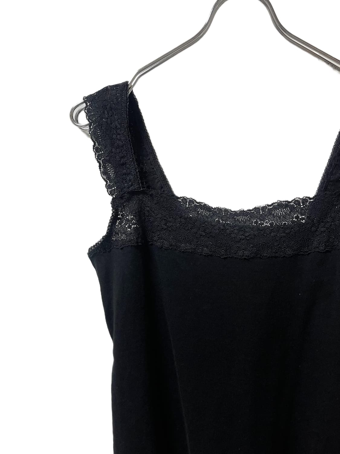 Square Lace Trim Sleeveless Top 상품이미지2