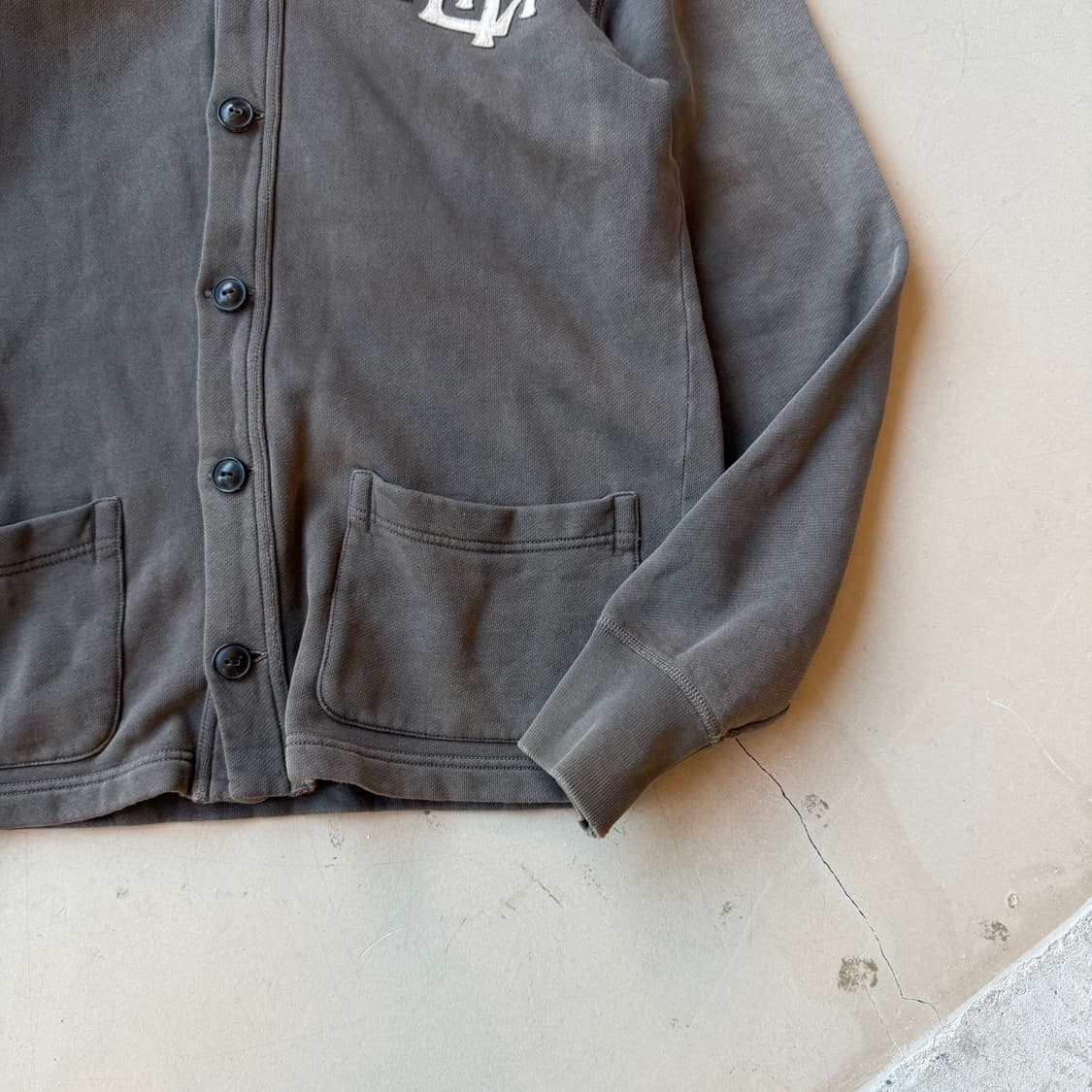 RRL 가먼트다잉 스웻 가디건 상품이미지3