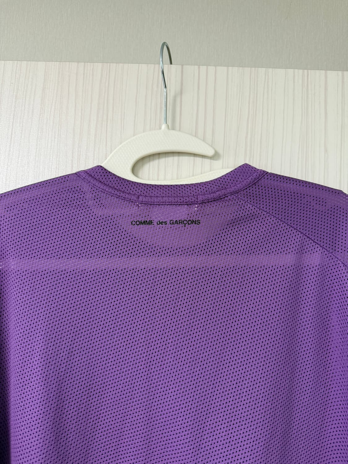 꼼데가르송 퍼플 메쉬 반팔티 상품이미지4