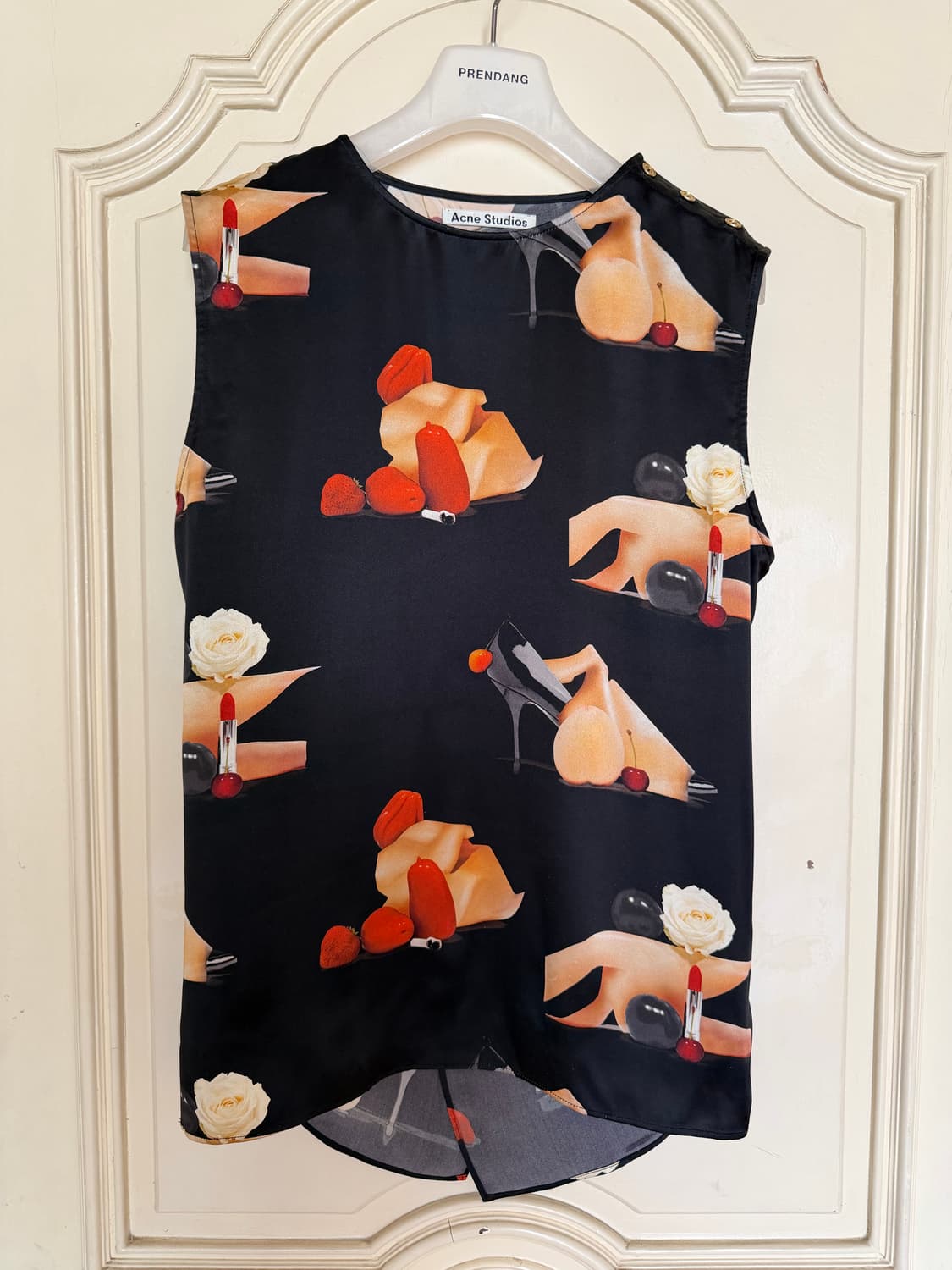 아크네 스튜디오 실크 민소매 블라우스 상품이미지1