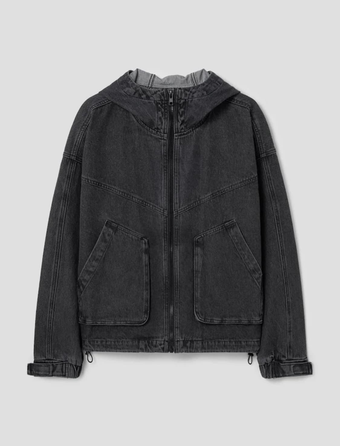 에잇세컨즈 후드 블루종 자켓 애쉬데님 m사이즈 정가 89,900원 상품이미지8