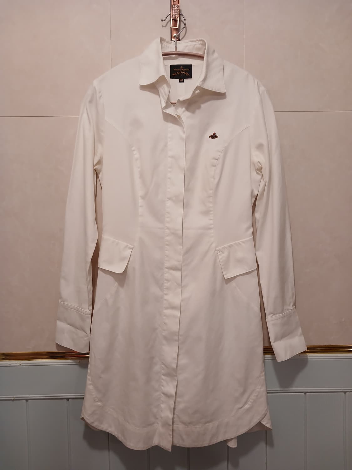 비비안웨스트우드 정품 여성 셔츠형 원피스 38 사이즈 상품이미지1