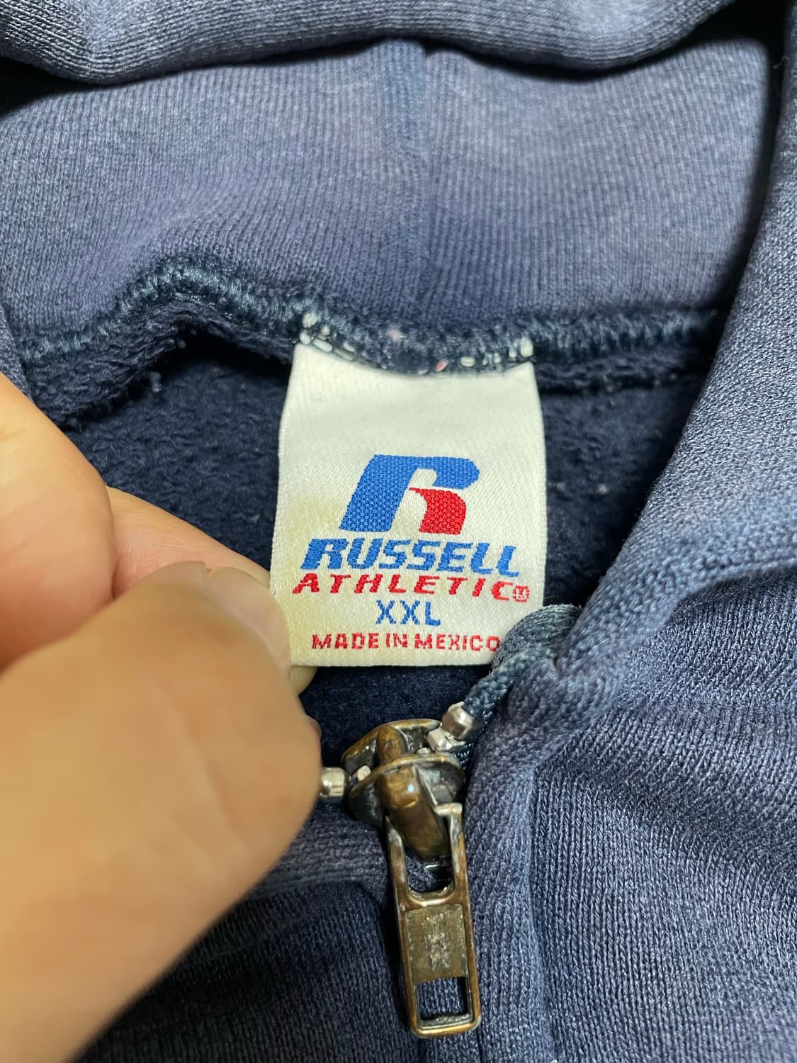 90s russell athletic hoodie zip 러셀 상품이미지4
