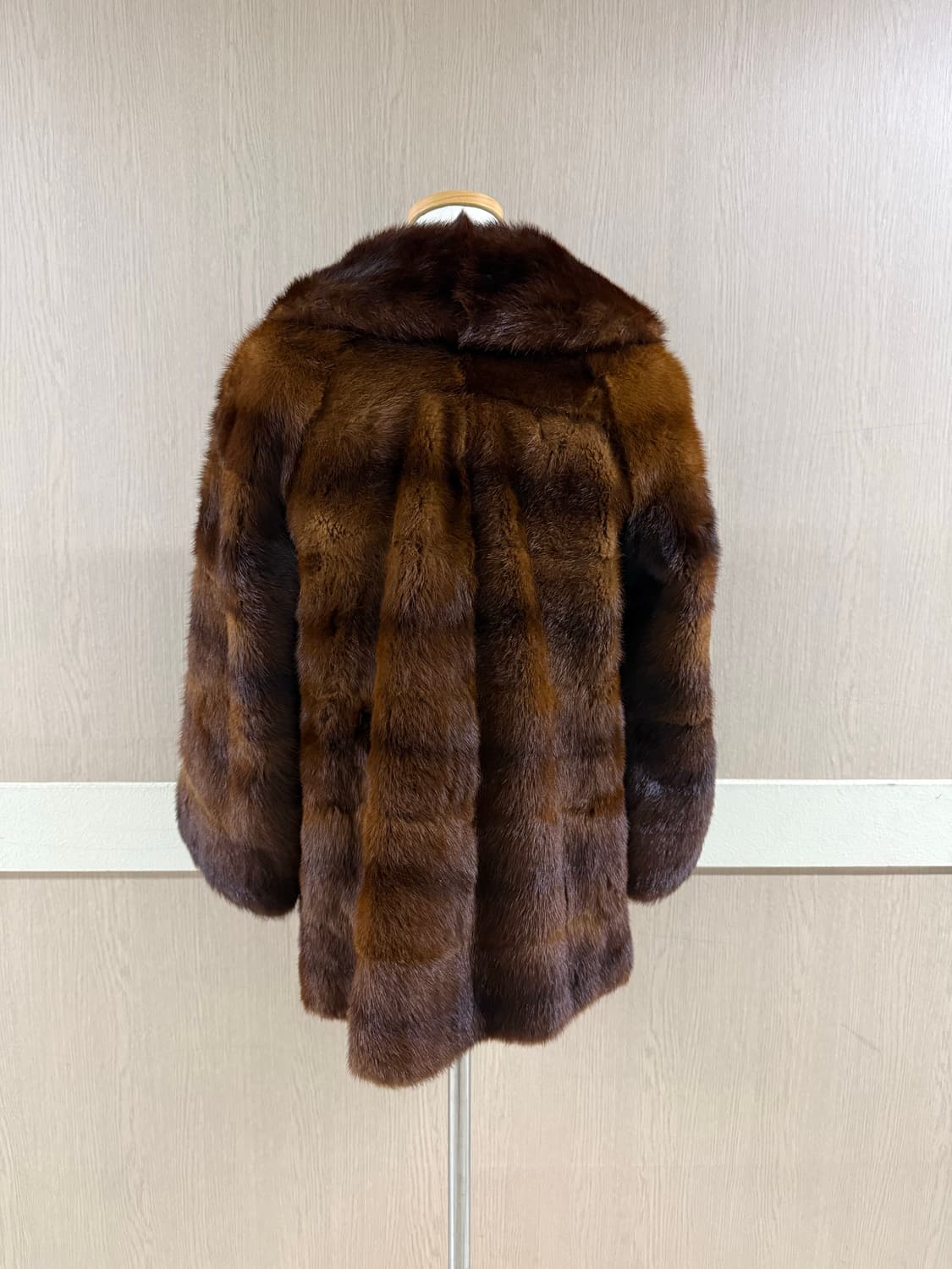 투톤 모피코트  상품이미지2